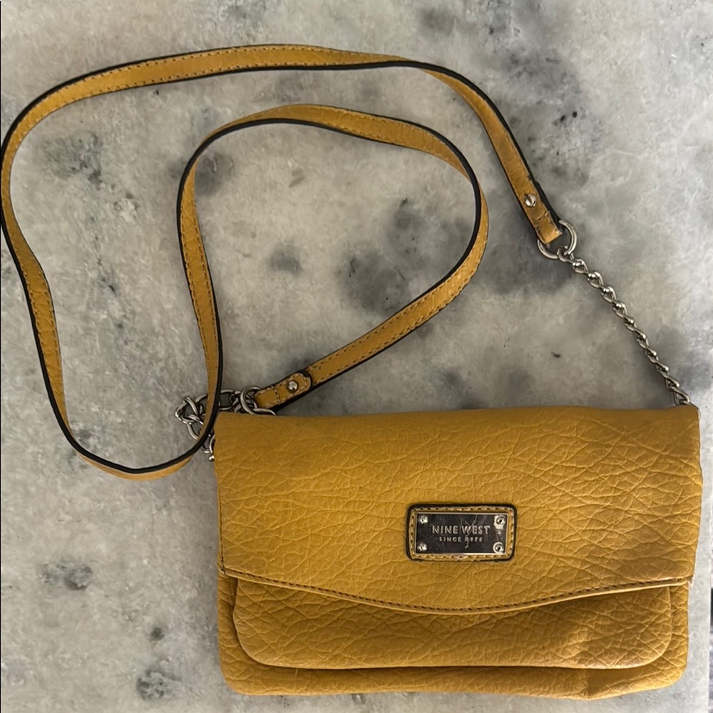 Nine West Yellow Crossbody Bag